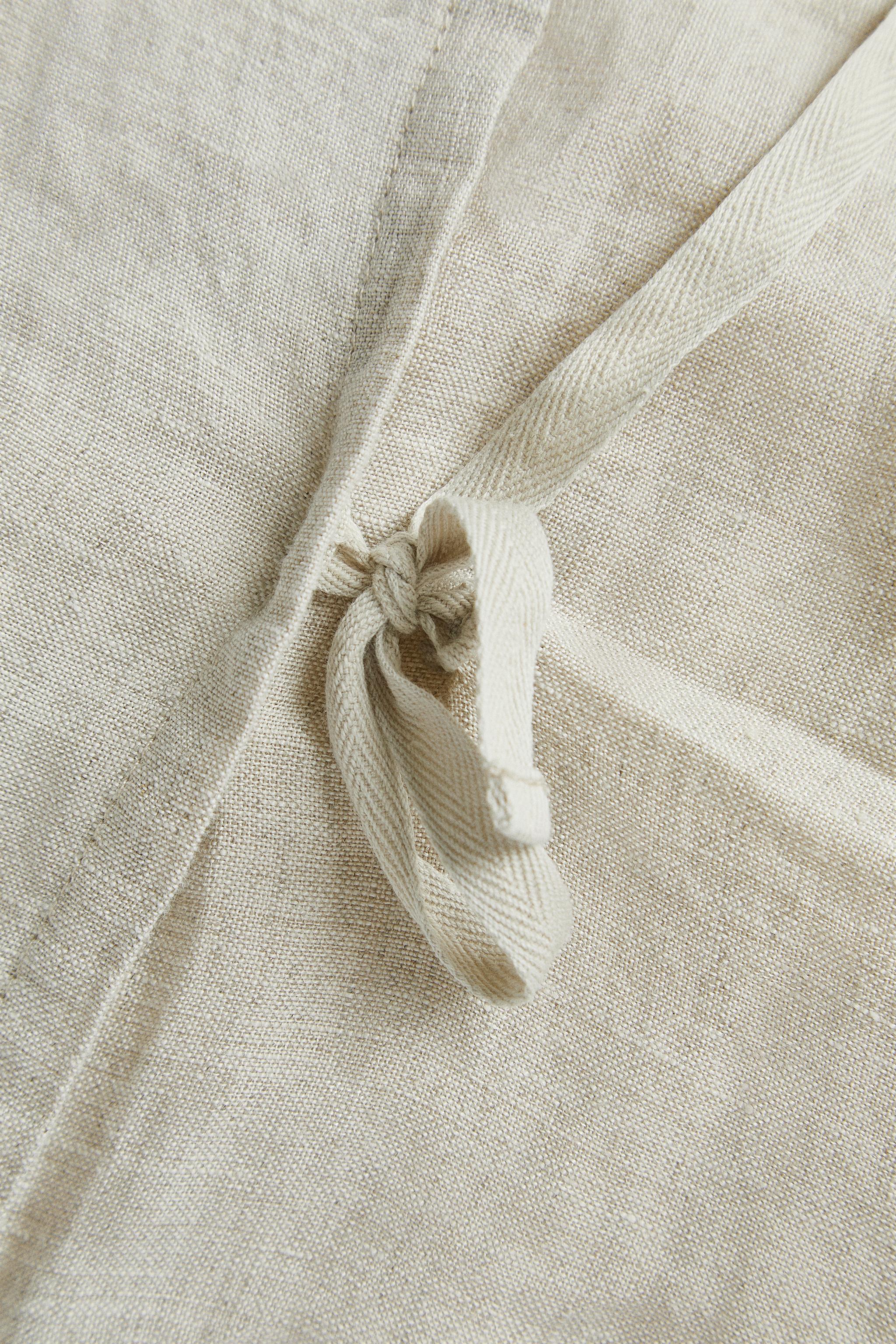 XXL LINEN THROW PILLOW COVER